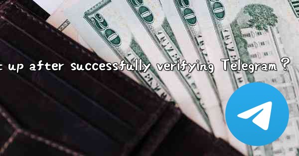 What information needs to be set up after successfully verif