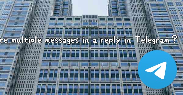 How to quote multiple messages in a reply in Telegram？