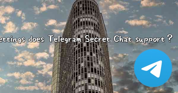 What self-destruct timer settings does Telegram Secret Chat 